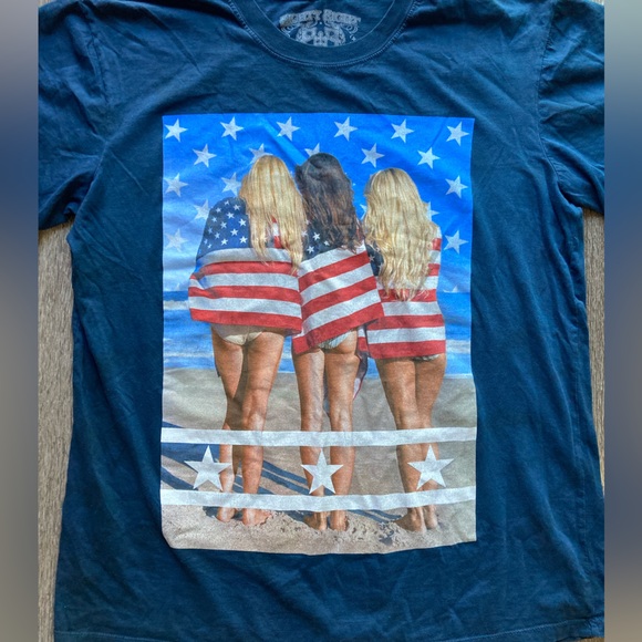 Eighty Eight American Flag & Bikini Tee - Picture 3 of 9